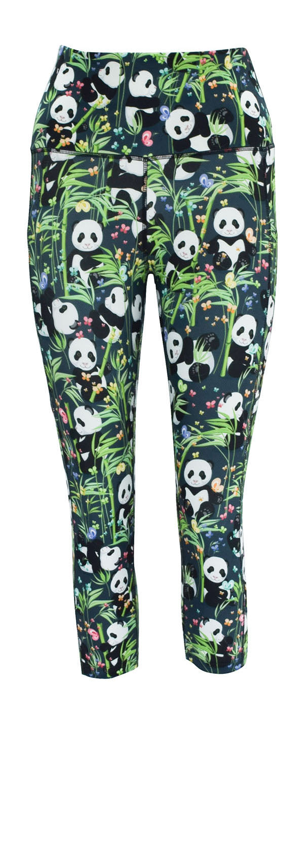 Panda On The Loose + Pockets-Adult Pocket Leggings