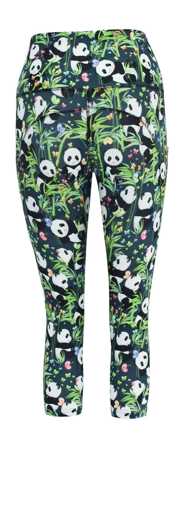 Panda On The Loose + Pockets-Adult Pocket Leggings