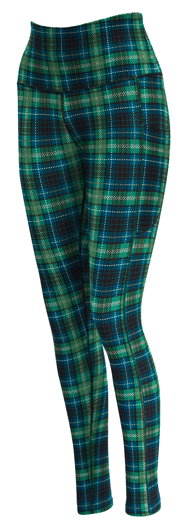 Highland Tartan + Pockets-Adult Pocket Leggings