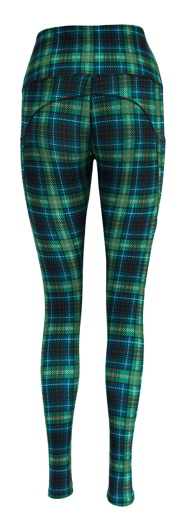 Highland Tartan + Pockets-Adult Pocket Leggings