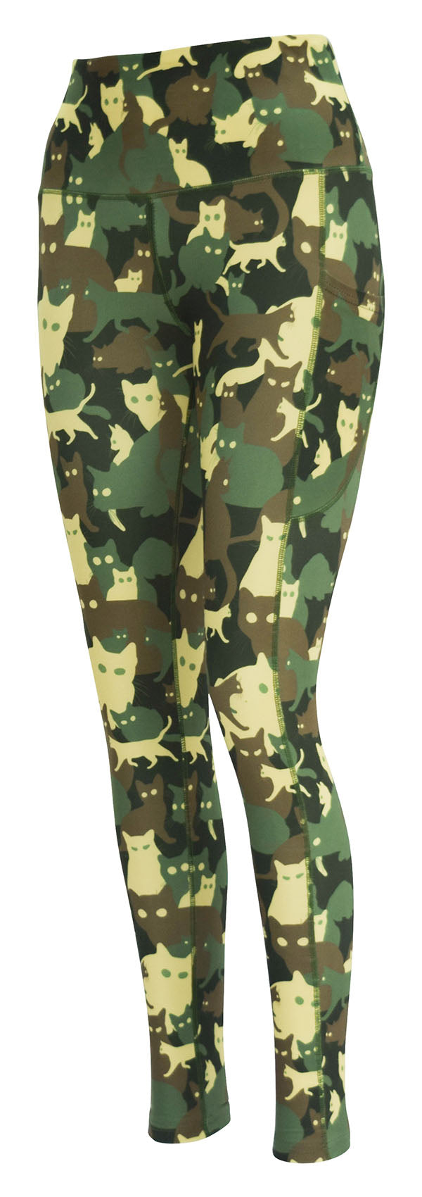 Turquoise Camouflage Leggings with Pockets, Camo Leggings by Stitch &  Simon - Sustainable Outdoor Clothing, Camouflage Gear, Stitch & Simon
