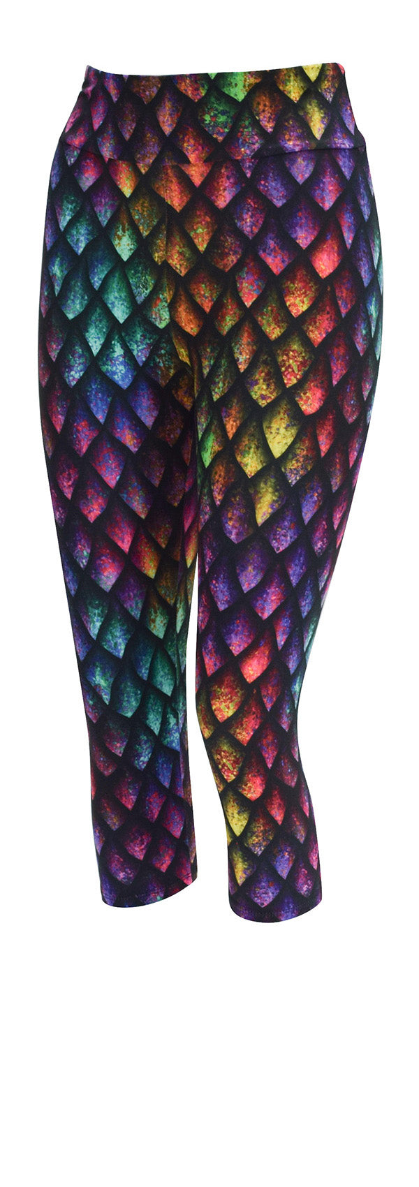 Rainbow Dragon Scales-Adult Leggings