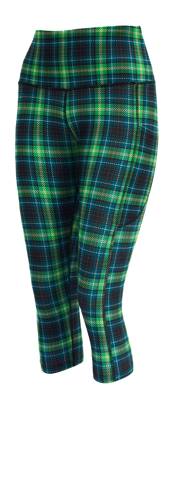 Highland Tartan + Pockets-Adult Pocket Leggings