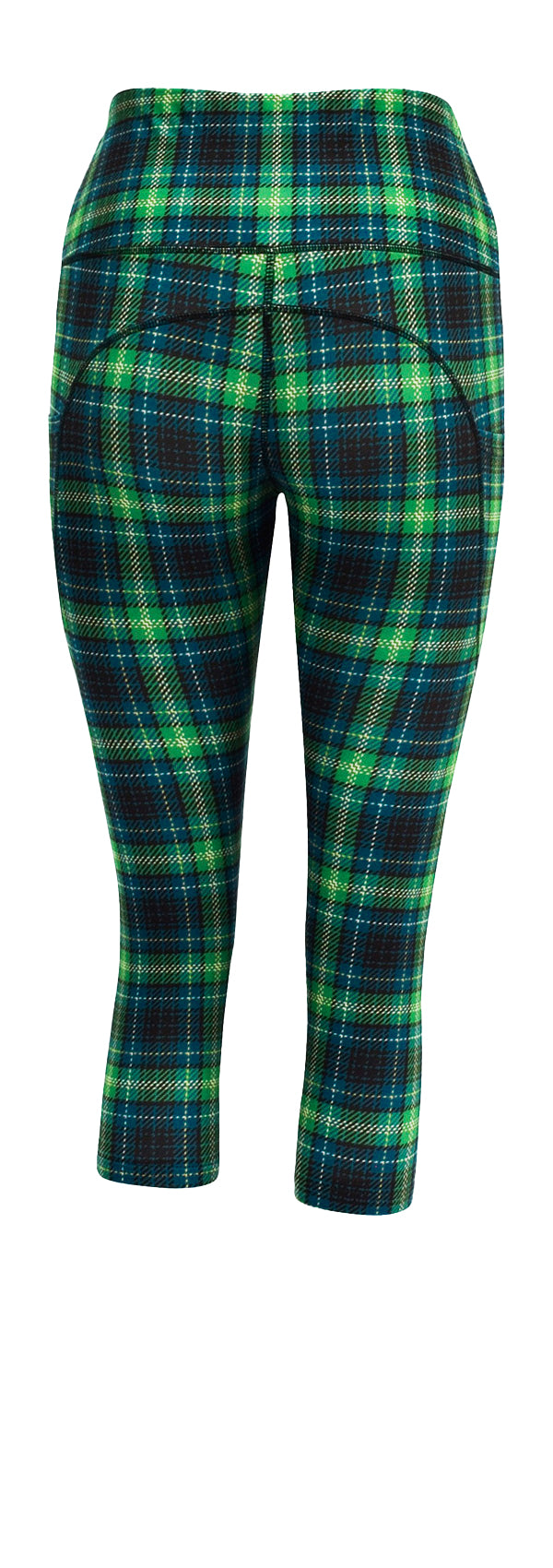 Highland Tartan + Pockets-Adult Pocket Leggings