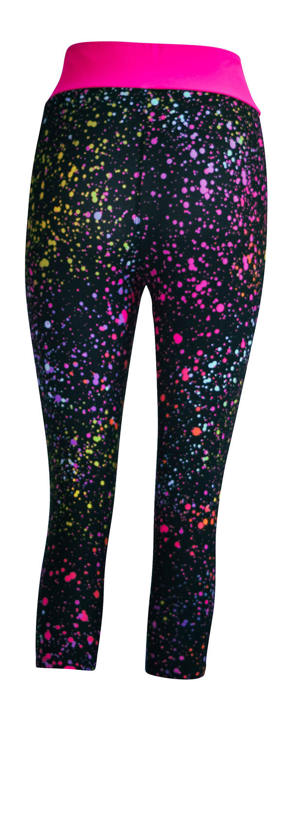 Pink Galaxy Leggings Neon Galactic Leggings Llama Leisure