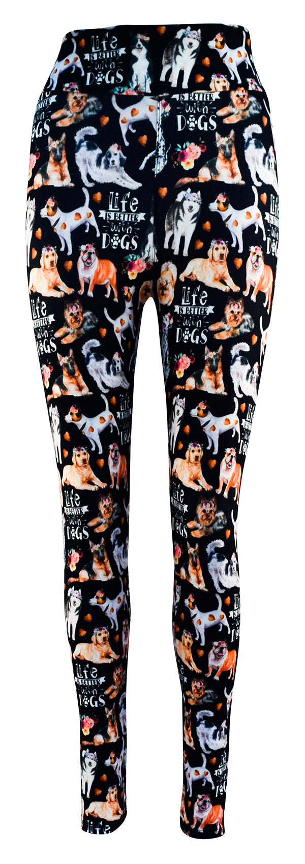 Life Is Better With Dogs-Adult Leggings