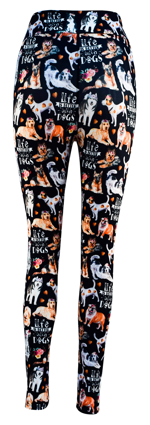 Life Is Better With Dogs-Adult Leggings