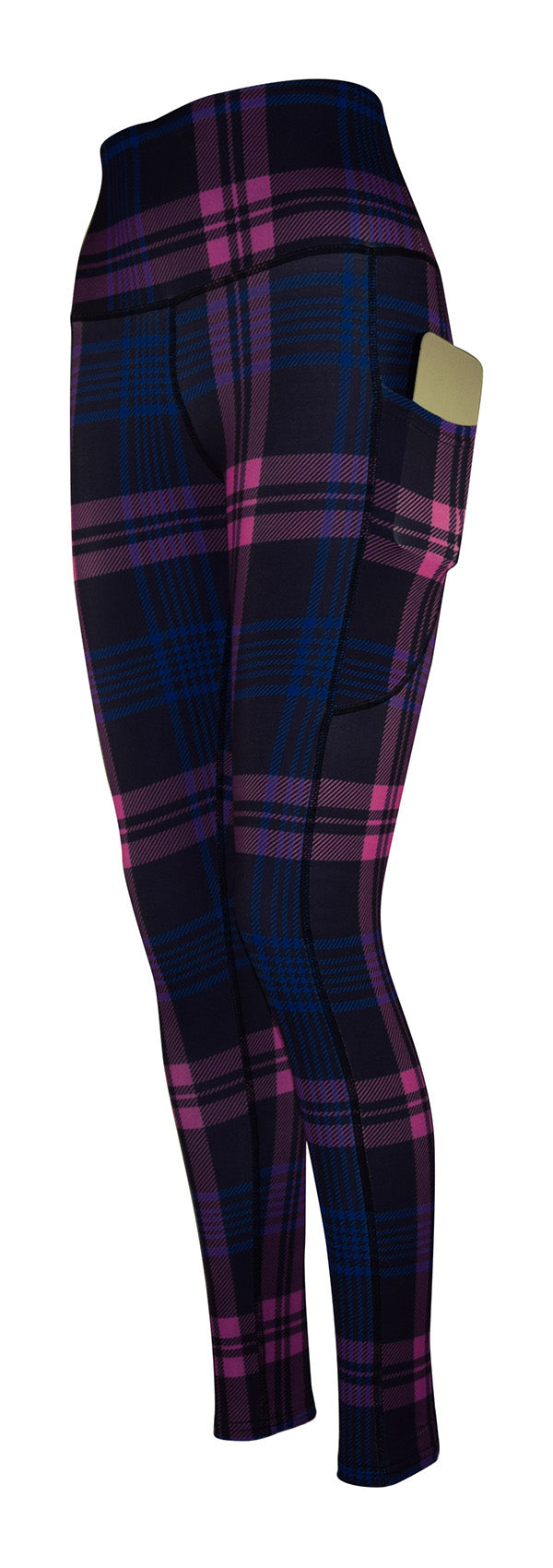 Thistle Tartan Pocket Leggings Super Soft Llama Leisure