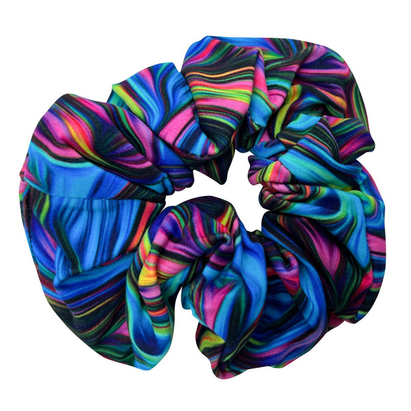 Neon Swirl - Hair Scrunchie-Hair Scrunchies