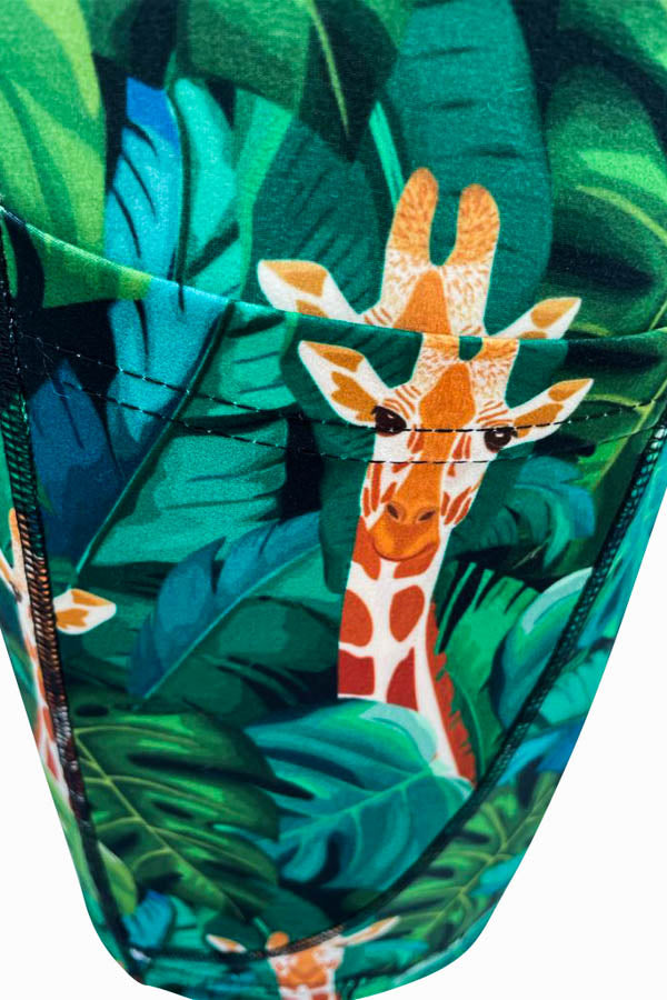 Jungle Giraffe Shorts + Pockets-Pocket Shorts